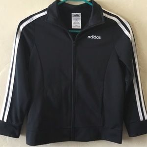 Girls Addidas Athletic Zip Jacket